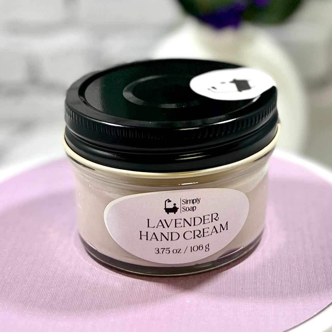 Lavender hand cream front