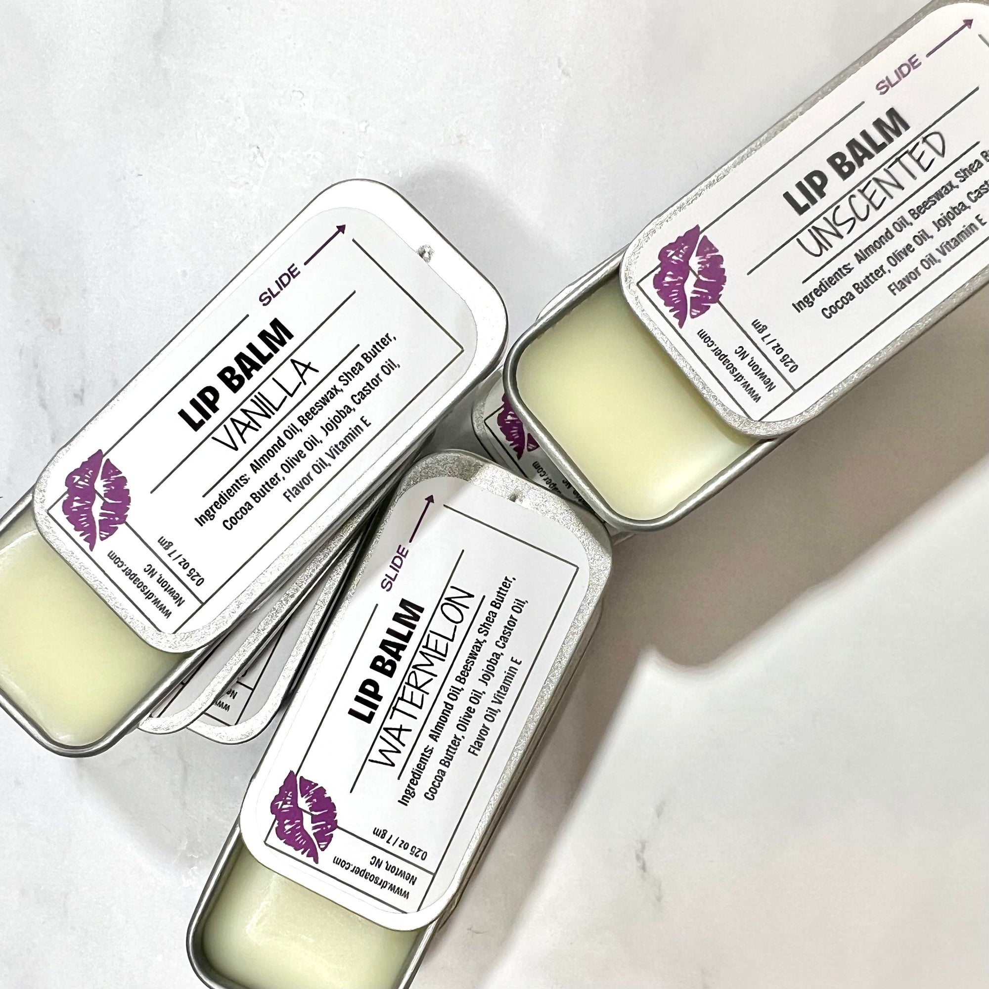 Lip Balms Open