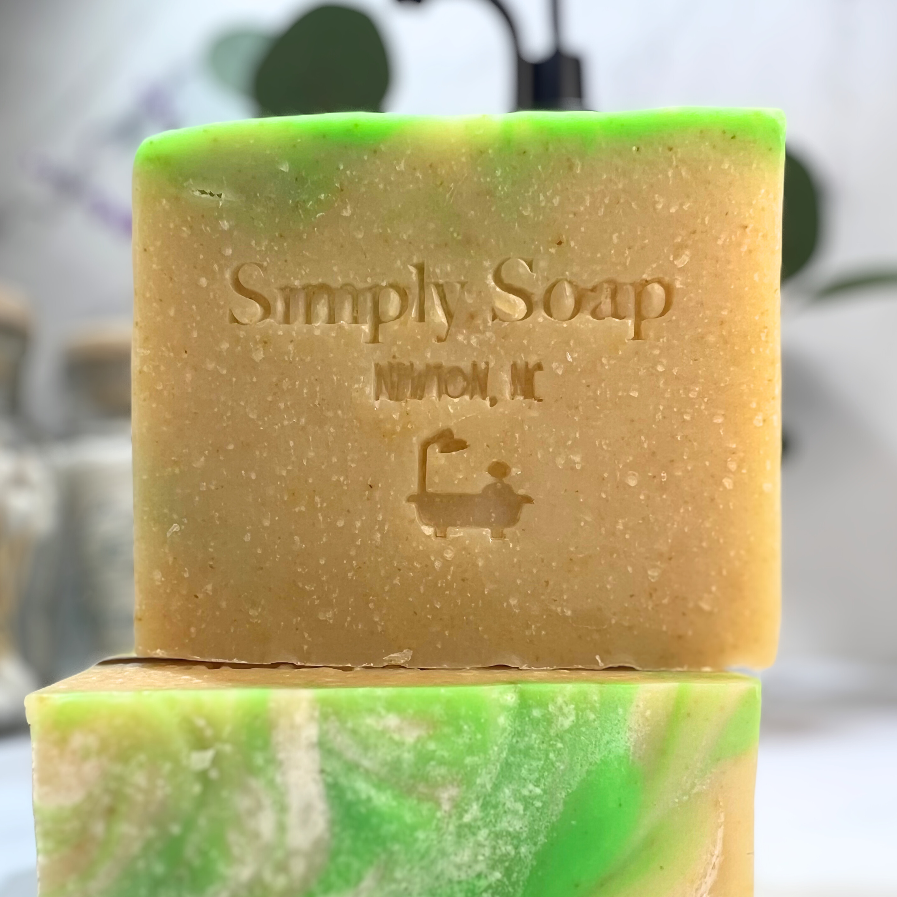 Minty Lemonade Soap no label 2