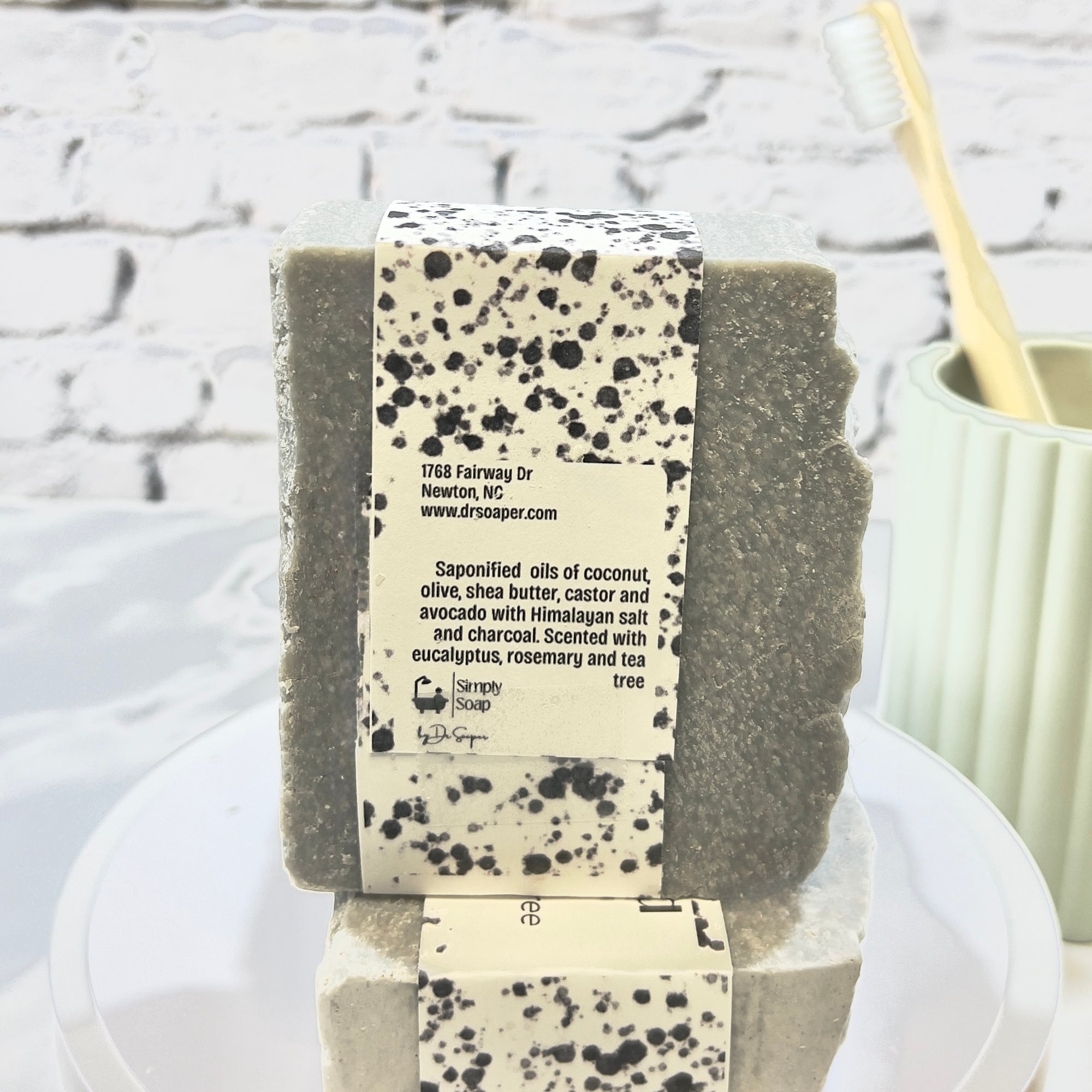 Rock your World Salt Soap, back ingredients