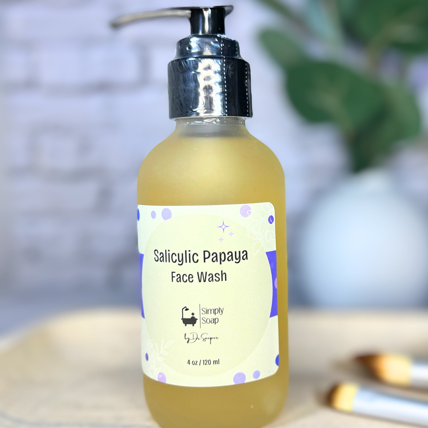 Salicylic Papaya Face Wash pump bottle