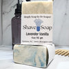 Shave Soap Lavender Vanilla Enlarged