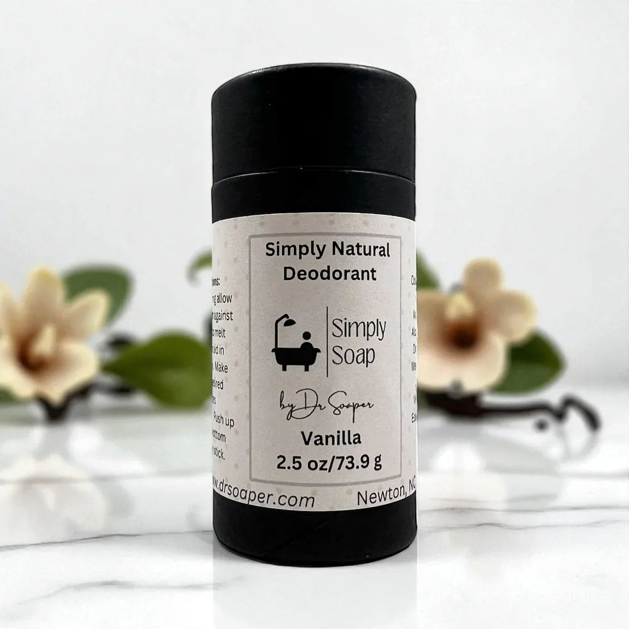 Vanilla scented natural deodorant