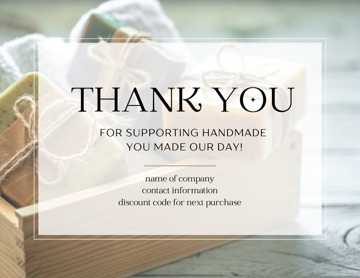 Thank you Card Enlarged