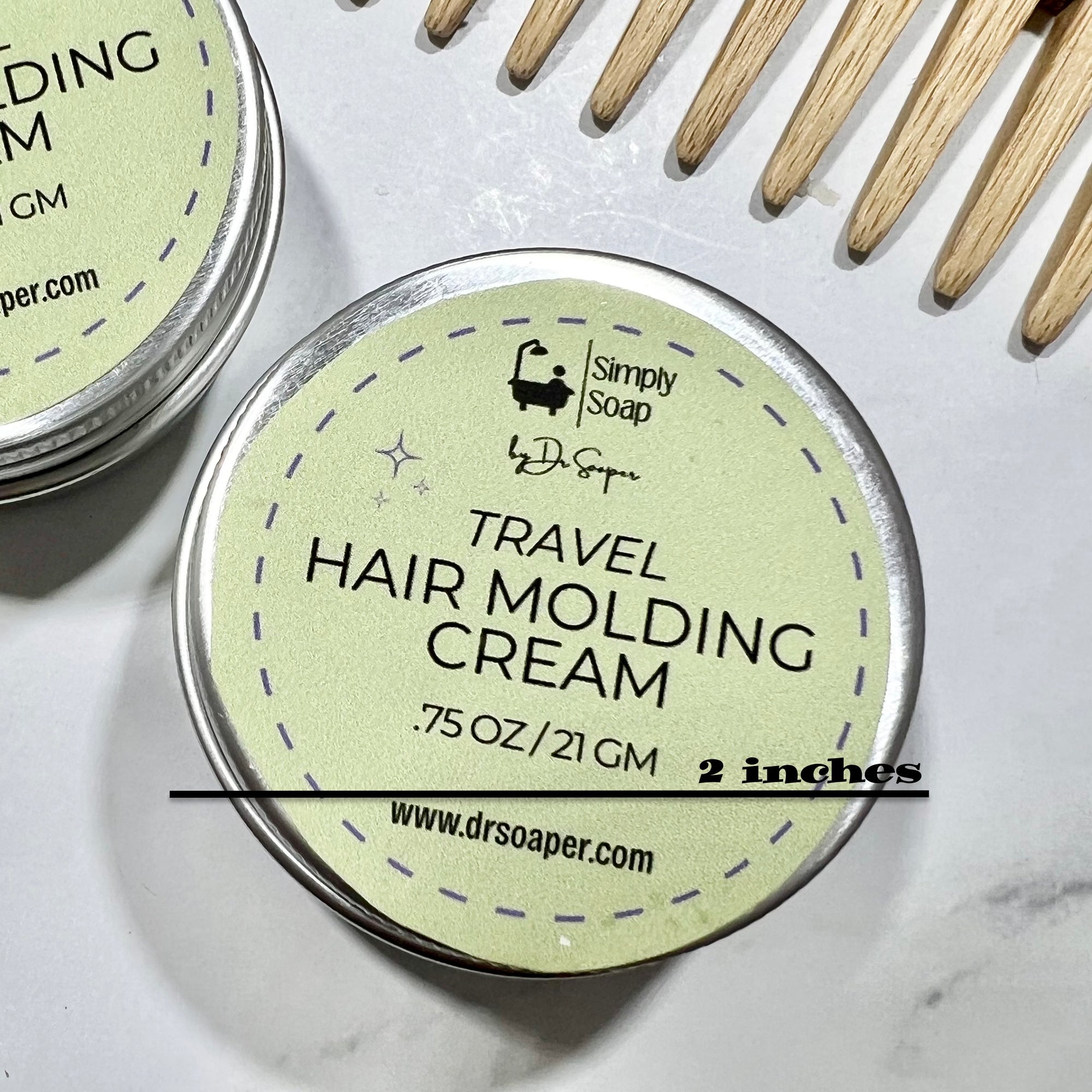 Travel  Hair Molding Cream size 2"