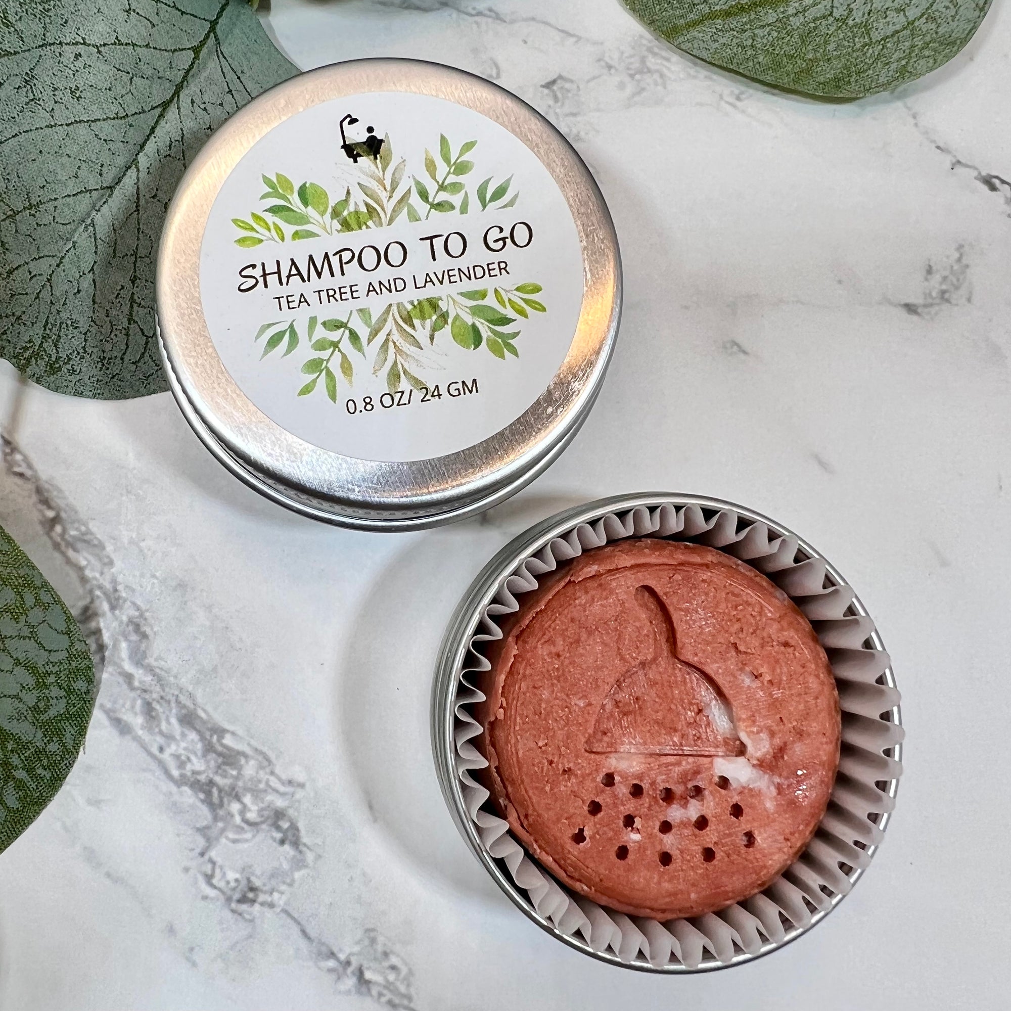 Travel Solid Shampoo in Aluminum Tin