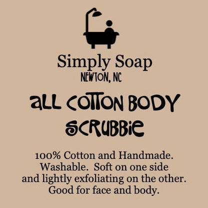 All Cotton Body Scrubby