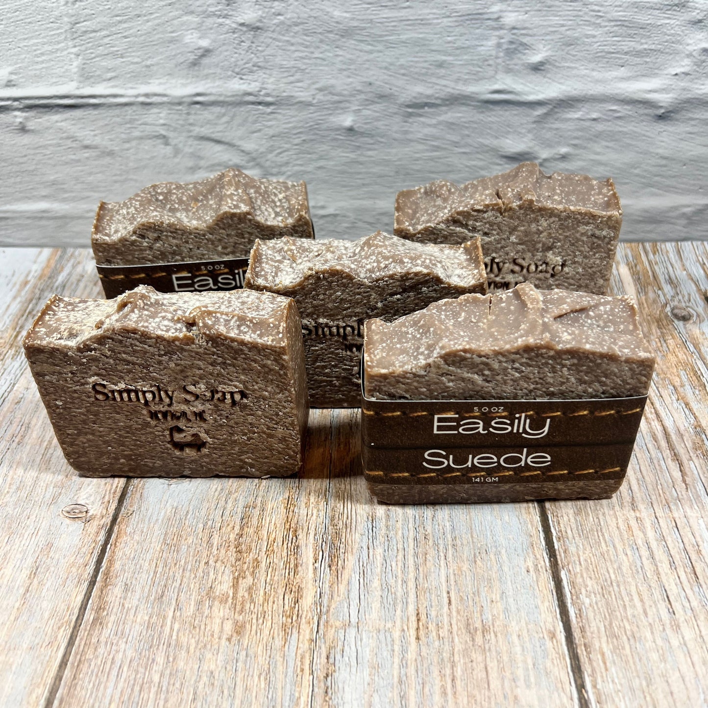 Easily Suede Soap with 10% Himalayan Salt and Bentonite clay. Outdoorsy Scent