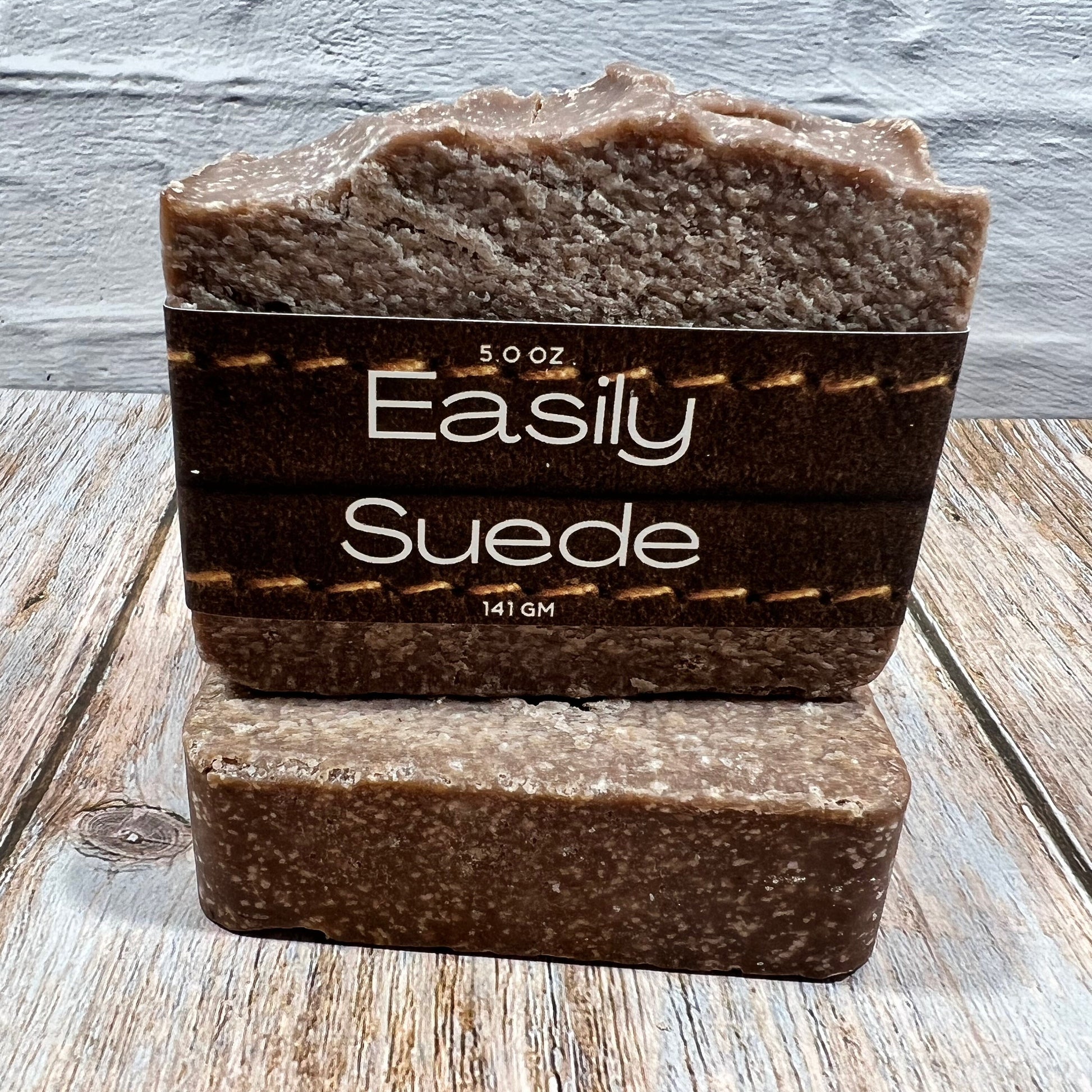 Easily Suede Soap with 10% Himalayan Salt and Bentonite clay. Outdoorsy Scent