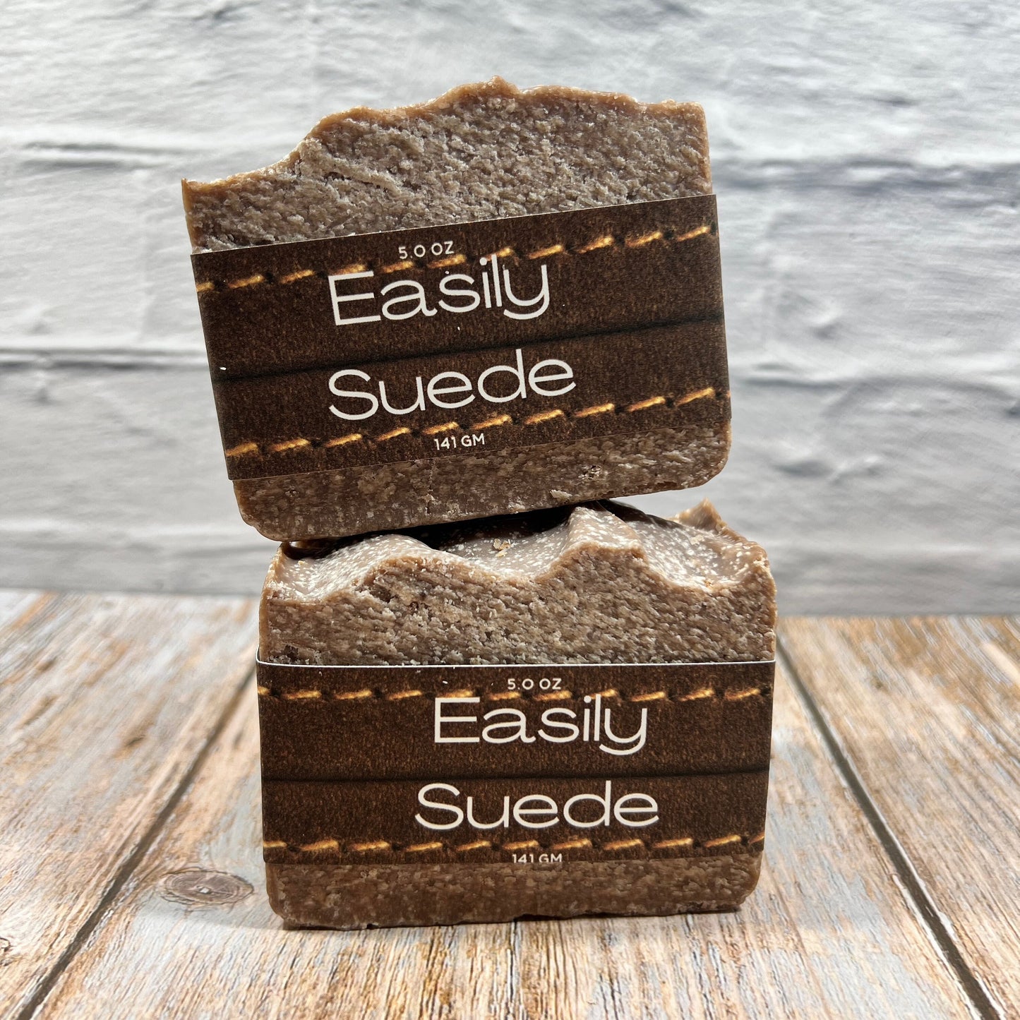 Easily Suede Soap with 10% Himalayan Salt and Bentonite clay. Outdoorsy Scent