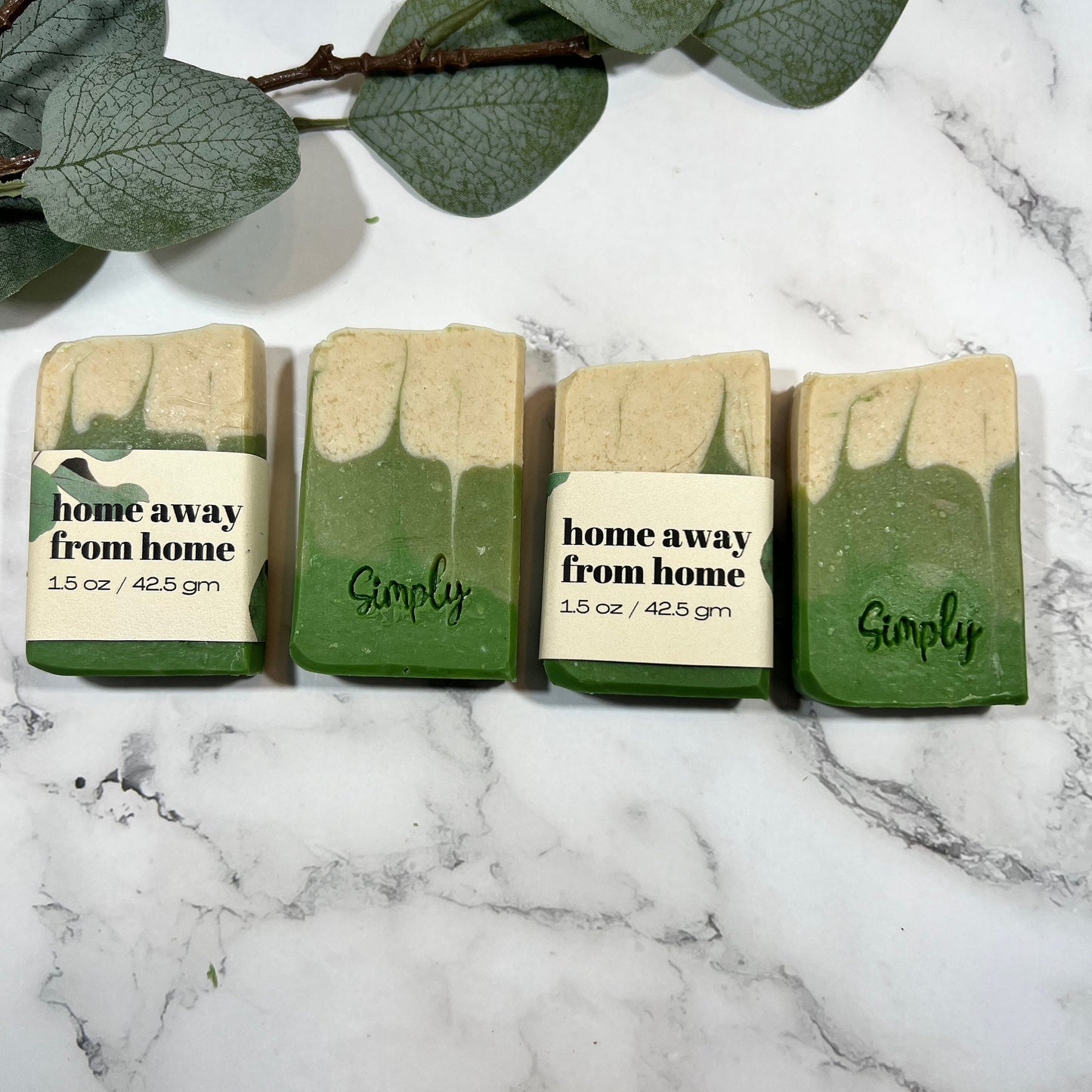 Luxurious Eucalyptus Rosemary Cold Process Soap - Ideal for Travel and Guest Rooms!