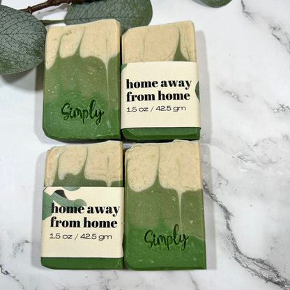 Luxurious Eucalyptus Rosemary Cold Process Soap - Ideal for Travel and Guest Rooms!